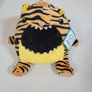Jazwares Jungle Tiger Stuffed Animal Plush 11" x 9" New With Tag NWT 0356